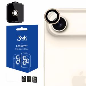 3mk Lens Protection Pro Karkaistu Lasi iPhone 17 Air:lle - Kultainen