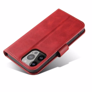 Magnet Suojakuori läpällä Samsung Galaxy S25+ - Punainen