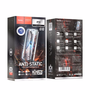 HOCO karkaistu HD-suojalasi Anti-static (25in1-pakkaus) - multipack iPhone 15 / 16 (G10)