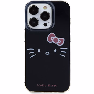 Hello Kitty IML Kitty Face suojakuori iPhone 13 Pro / 13:lle - musta