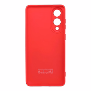 ROAR ALL DAY COLORFUL JELLY Suojakuori Samsung S25 Edgelle kuuma vaaleanpunainen