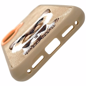 Nimmy Big Eyed Pet 2.0 Cat Suojakuori iPhone 17:lle - beige