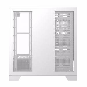 Darkflash DY450 tietokonekotelo ilman tuulettimia (valkoinen)