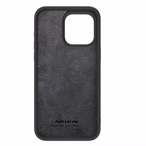 Nillkin CamShield Silky Silikonikotelo iPhone 15 Plus (musta)