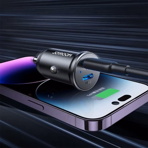 Joyroom JR-CCN06 30W 2x USB-C Metallinen Mini Autolaturi - musta