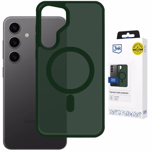 3mk Smoke MagCase -suojakuori iPhone 17 Pro Max -puhelimelle - vihreä