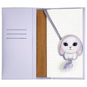 NIMMY setti 2in1 muistikirja + kynä BIG EYED PET 2.0 Kani violetti