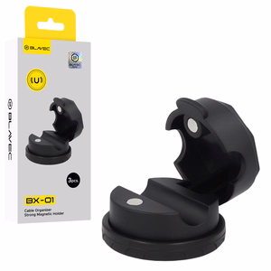 Blavec Cable organizer BX-01 self-adhesive clip black - 3 pieces