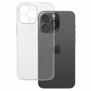 Ultra Clear 1mm Suojakuori iPhone 15 Pro:lle - läpinäkyvä
