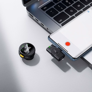 Wireless microphone USB C Hoco L21 black