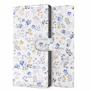 Tech-Protect Wallet Suojakuori Samsung Galaxy A56 5G:lle - White Daisies