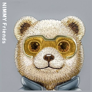 NIMMY Suojakuori COOL&CUTE 2.0 Karhu iPhone 15 Pro Max:lle harmaa