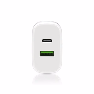 Laturi 1 x USB Quick Charge 3.0, 1 x USB-C PD PPS 25 W, valkoinen