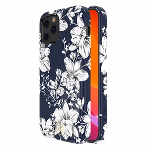 Kingxbar Blossom kotelo koristeltu alkuperäinen Swarovski-kristallit iPhone 12 mini monivärinen (Lily)