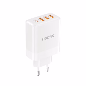 Dudao A5HEU verkkolaturi 3x USB-A 1x USB-C PD20W - valkoinen