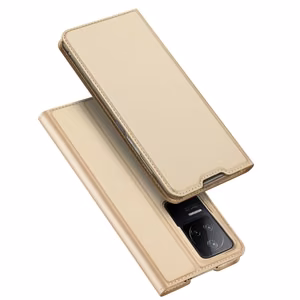 Dux Ducis Skin Pro Holster Cover Flip Cover Xiaomi Poco F4 5G kultainen