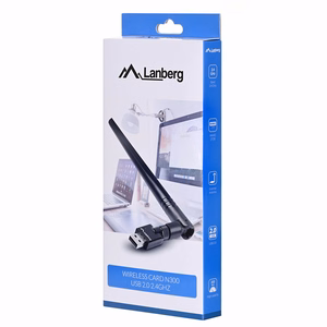 Lanberg NC-0300-WIE verkkokortti Ethernet / WLAN 2400 Mbit/s