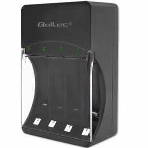 Qoltec 50653 – NiMH R03/AAA- ja R6/AA-akkujen laturi