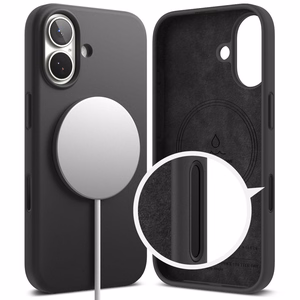 Ringke Silikoninen Magneettinen MagSafe Suojakuori iPhone 17:lle - Violetti