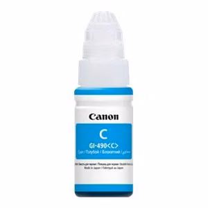 Canon GI-490 C mustepullo, syaani