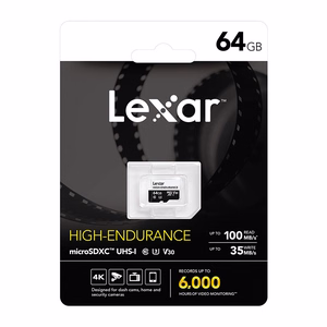 Lexar High-Endurance microSDHC/microSDXC 64 GB -muistikortti