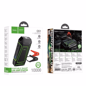 Varavirtalähde (f) Hoco 10000 mAh 3A QS1 auton apukäynnistimellä musta