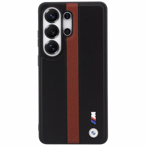 BMW Perforated Stripe Logo MagSafe Suojakuori Samsung Galaxy S26 Ultralle - punainen