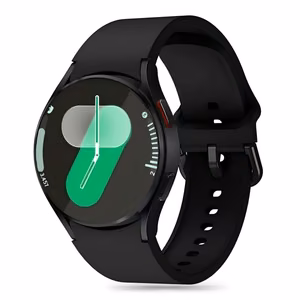 Tech-Protect Silikoninen Hihna Samsung Galaxy Watch 4/5/5 Pro/6/7/FE, musta