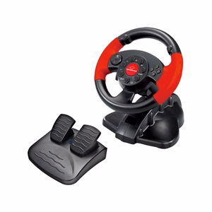 xlyne EG103 Gaming Controller Steering wheel PC,Playstation 2,Playstation 3 Digital Black,Red