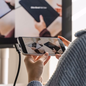 Ringke 3.2 gen. 2x2 USB-C PD 3.1 240W 2m kulmakaapeli - musta