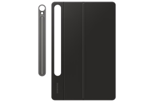 DX725UB -kirjakotelo ja näppäimistö Samsung Galaxy Tab S9/S9 FE/S10 FE/S10 Lite, musta
