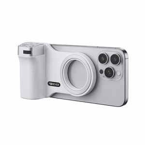 Forever PHSS-100 Bluetooth-puhelinpidike/selfiekeppi MagSafelle, valkoinen