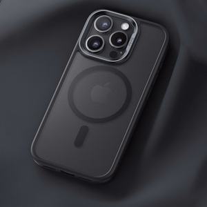 Benks Magnetic Mist Suojakuori metallikehyksellä iPhone 16 Plus:lle musta