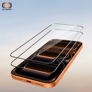 Tel Protect Dust-Free Easy Fit Full Glue 6D karkaistu lasi Samsung Galaxy S26 Ultra musta (sormenjäljen avauksella) - 2 kpl