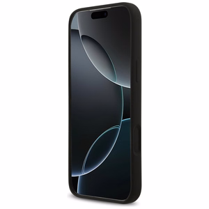 Guess Silikoninen Big 4G Script Suojakuori iPhone 17 Pro Max:lle - Musta