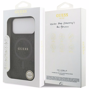 Guess MagSafe Suojakuori GUHMP17XG4GFRK iPhone 17 Pro Max:lle - Musta