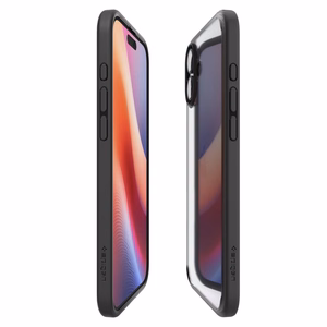 Spigen Ultra Hybrid Suojakuori iPhone 16 6,1 mattamusta