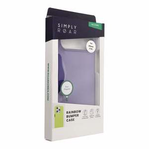 ROAR Suojakuori RAINBOW BUMPER yhteensopiva MagSafe iPhone 17 Air:lle violetti