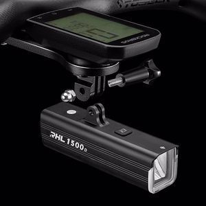 Rockbros RHL1500 pyörän etuvalo 5000mAh 1500lm IPX6 - musta