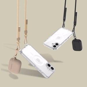 Tech-Protect FlexAir Chain MagSafe Suojakuori iPhone 16e / 17e:lle - Musta ja Beige