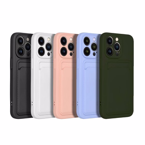 Suojakuori iPhone 15 PRO MAX:lle Card Case valkoinen