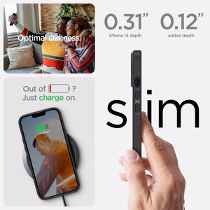 Spigen Ultra Hybrid iPhone 14 Plus -kotelo - Matta musta