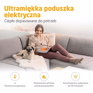 Medisana HP 516 lämpötyyny, vaaleanharmaa