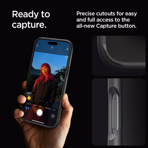 Spigen Ultra Hybrid Suojakuori iPhone 16 Pro Max 6,9 - huurrettu musta