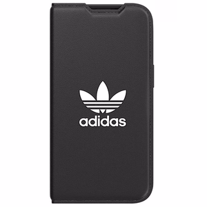 Adidas OR Booklet Case BASIC iPhone 14 6.1 musta/musta valkoinen 50181