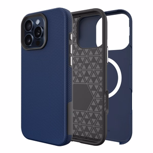 Perfectionists Triangle Mag Case iPhone 13 Pro navy blue