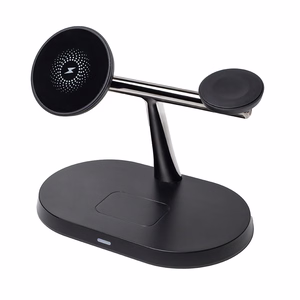 Maxlife MXWC-03 magnetic wireless charger 15W black 3in1