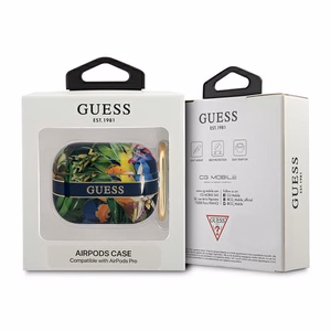 Guess GUAPHHHFLB AirPods Pro -suojus sininen/sininen Kukkahihna-mallisto