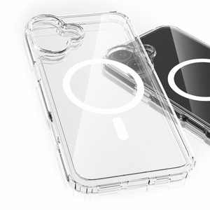3mk Armor MagCase Suojakuori iPhone 16 Plus:lle - läpinäkyvä