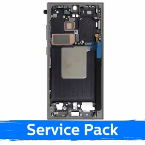Mid-Frame Housing for Samsung S928 S24 Ultra / Titanium Grey / (Service Pack)